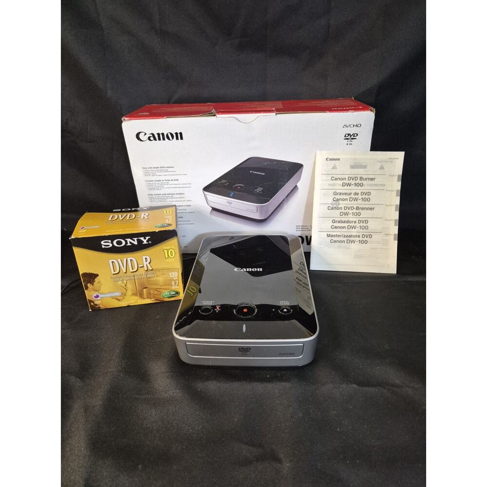 Canon DW-100 DVD Burner For Canon Hard Drive and Flash Memory Based Camcorders